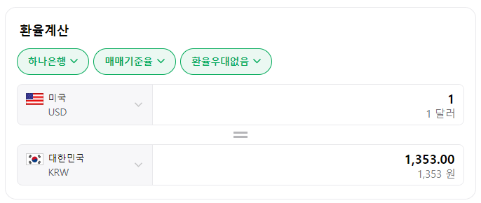 면세점 환율 기준과 조회하는 방법