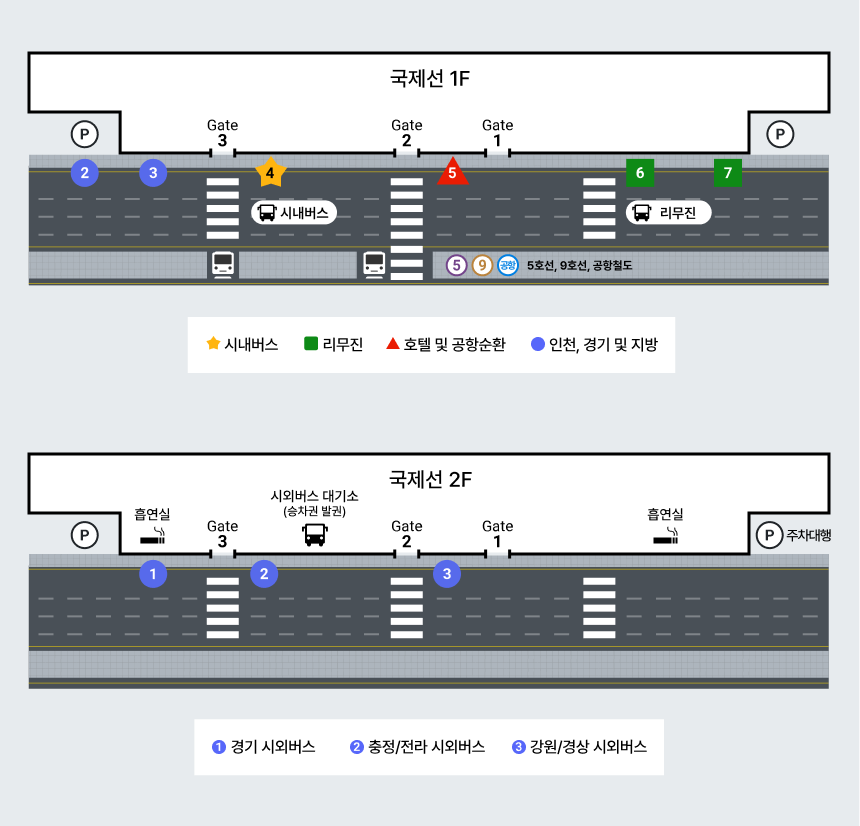 김포공항 국제선 버스 타는 곳